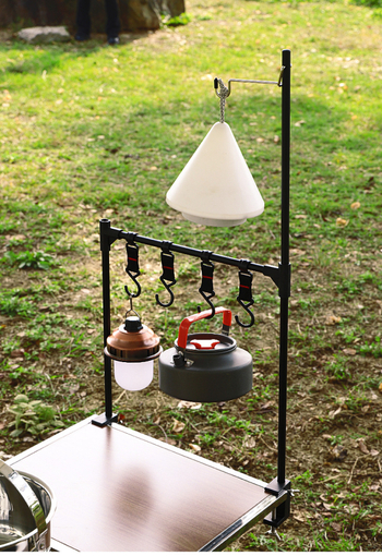 Εξωτερική πτυσσόμενη κρεμαστή βάση γραφείου, βάση αποθήκευσης, αξεσουάρ για κάμπινγκ, πλαϊνό φωτιστικό κάμπινγκ, βάση φωτισμού