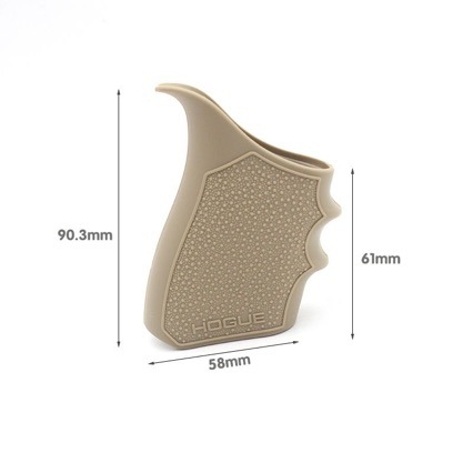 [Συλλογή καλύμματος λαβής] Glock Glock17 19 20 21 22 Τακτικά αντιολισθητικά γάντια με λαστιχένια λαβή