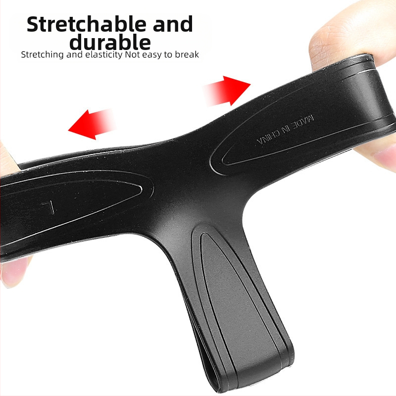 Флипер Фиксиран Пръстен Мек Еластичен Силиконов Плуване Гмуркане Тренировка Воден Флипер Анти-изпускащ Фиксиран Триъгълен Каишка