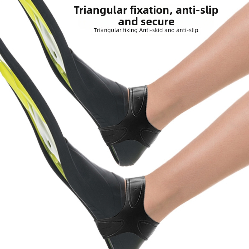 Флипер Фиксиран Пръстен Мек Еластичен Силиконов Плуване Гмуркане Тренировка Воден Флипер Анти-изпускащ Фиксиран Триъгълен Каишка