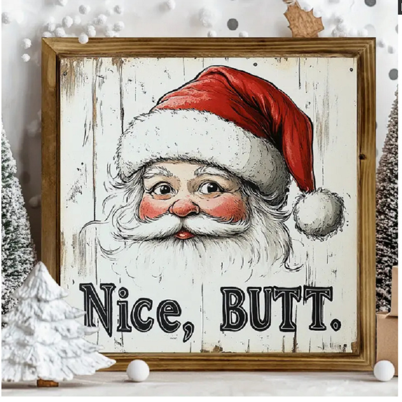 Χριστουγεννιάτικες κορνίζες φωτογραφιών G Διασυνοριακές πινακίδες, ξύλινες χριστουγεννιάτικες διακοσμήσεις, διακοσμητικά γραφείου