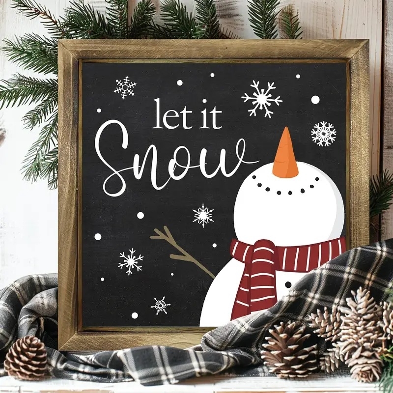 Χριστουγεννιάτικες κορνίζες φωτογραφιών G Διασυνοριακές πινακίδες, ξύλινες χριστουγεννιάτικες διακοσμήσεις, διακοσμητικά γραφείου