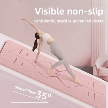 Zhenle tüdrukute kodujoogamatt, laiendatud 90 cm, libisemiskindel treeningmatt, tantsutreeningu põrandamatt, lööke neelav heliisolatsioonimatt