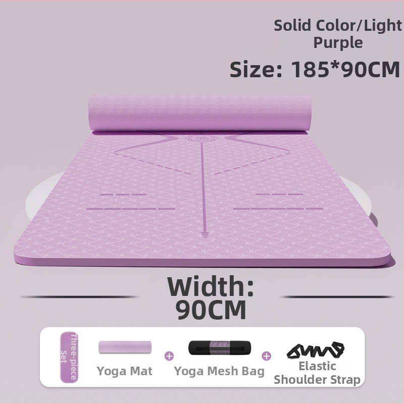 Zhenle tüdrukute kodujoogamatt, laiendatud 90 cm, libisemiskindel treeningmatt, tantsutreeningu põrandamatt, lööke neelav heliisolatsioonimatt