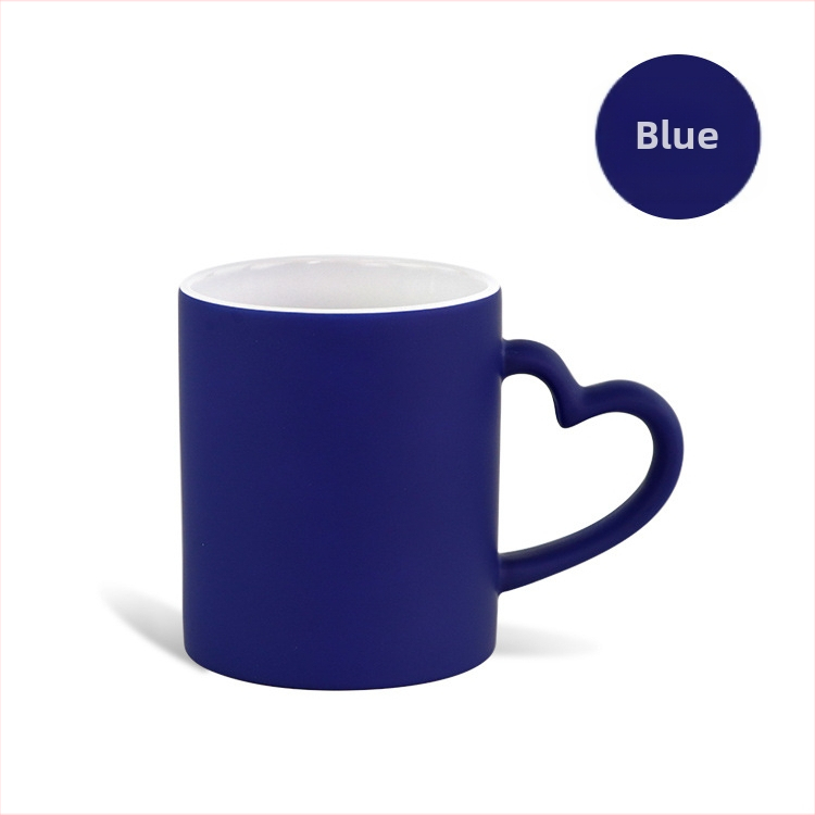 Soojusülekande tass isikupärastatud loominguline trükkimine fotograafiline pilt südame kruus armastus jäätunud värvimuutus kinketass