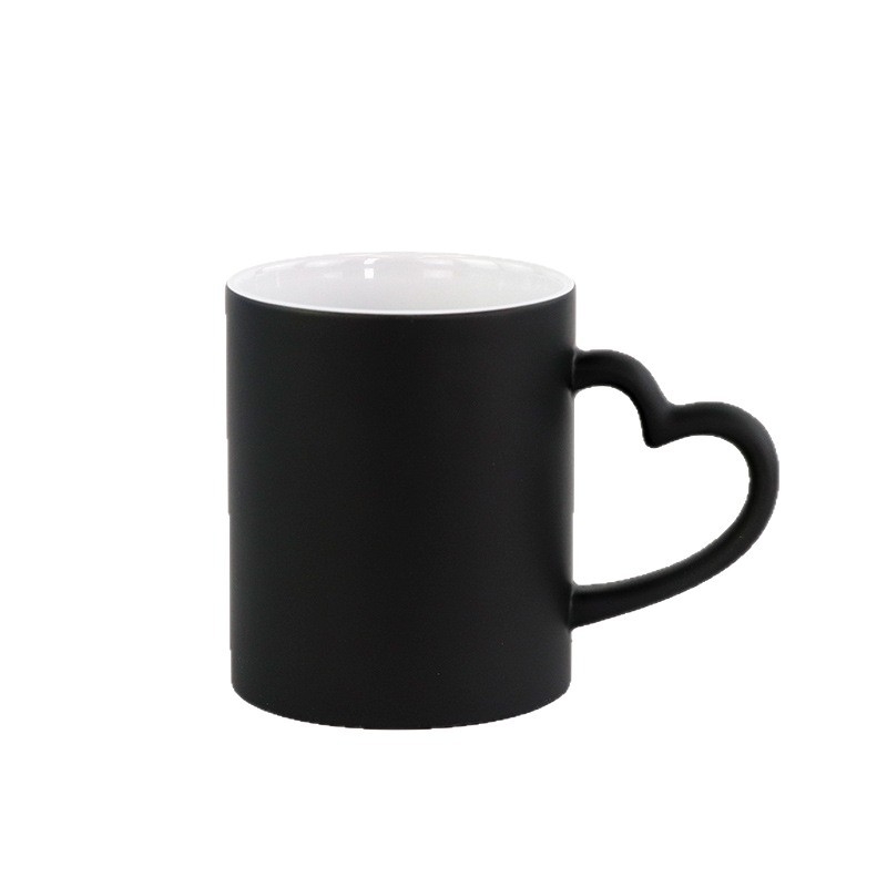 Soojusülekande tass isikupärastatud loominguline trükkimine fotograafiline pilt südame kruus armastus jäätunud värvimuutus kinketass