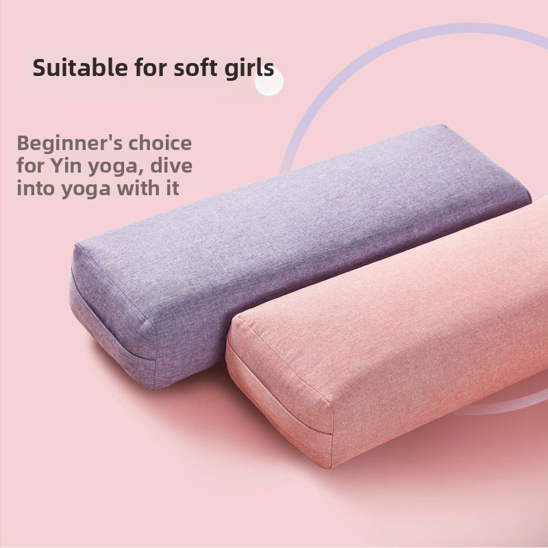 Възглавница за йога, възглавница за кръста, професионална помощна възглавница за начинаещи, шийни прешлени, правоъгълна, високоеластична, Айенгар Ин Йога