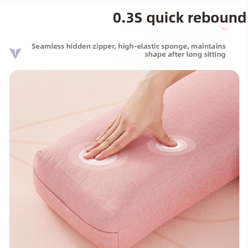 Възглавница за йога, възглавница за кръста, професионална помощна възглавница за начинаещи, шийни прешлени, правоъгълна, високоеластична, Айенгар Ин Йога