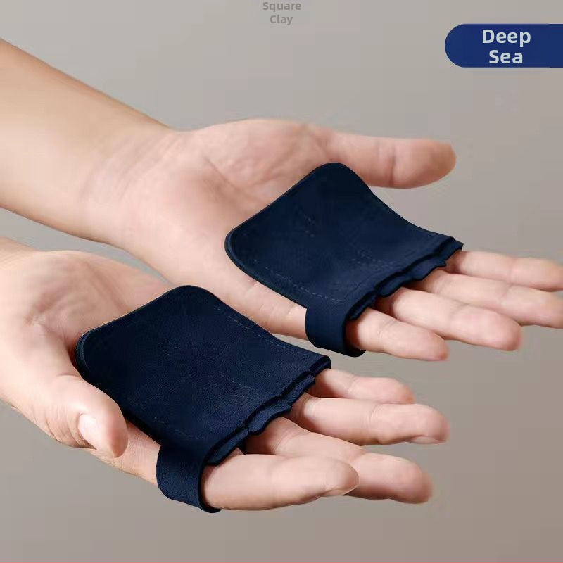 Mănuși de fitness cu bandă elastică specială, din piele de vacă, anti-cocon, pentru bărbați și femei, cu protecție pătrată pentru palme