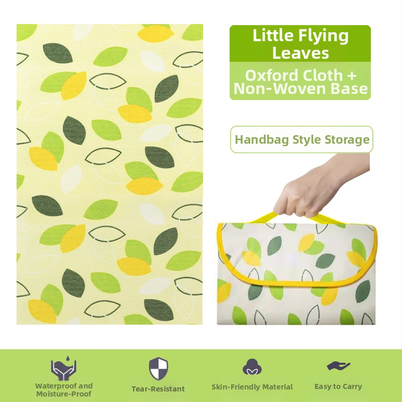 Piknikumatt Niiskuskindel matt Välispiknikumatt Veekindel Paksendatud Oxfordi riie PE Mittekootud Käekott Piknikuriie