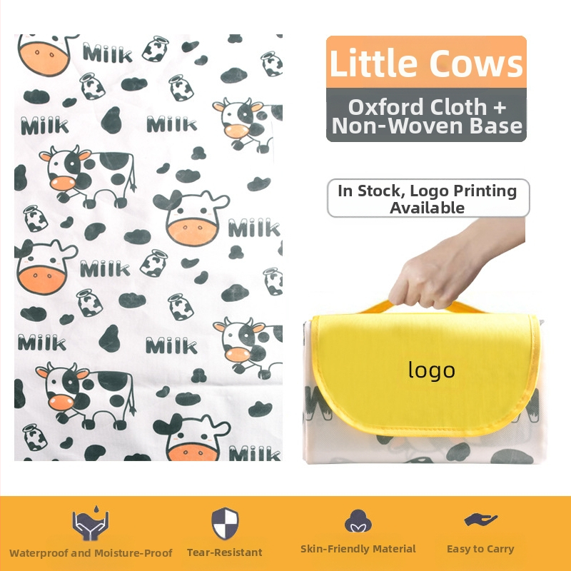 Piknikumatt Niiskuskindel matt Välispiknikumatt Veekindel Paksendatud Oxfordi riie PE Mittekootud Käekott Piknikuriie