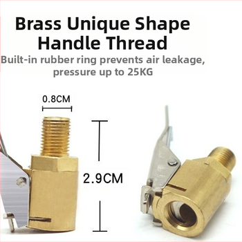 Tiesioginio pardavimo automobilių oro pompos greito įkrovimo galvutė vieno dvigubo cilindro oro pompos greito įkrovimo jungtis padangų oro antgalio adapteris