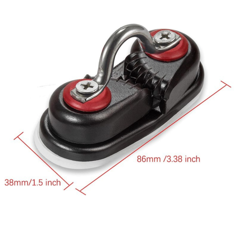 Jūras alumīnija sakausējuma virves skava Pilates skava ar 316 nerūsējošā tērauda kuprīša sprādzes skrūvgriezi HJ401