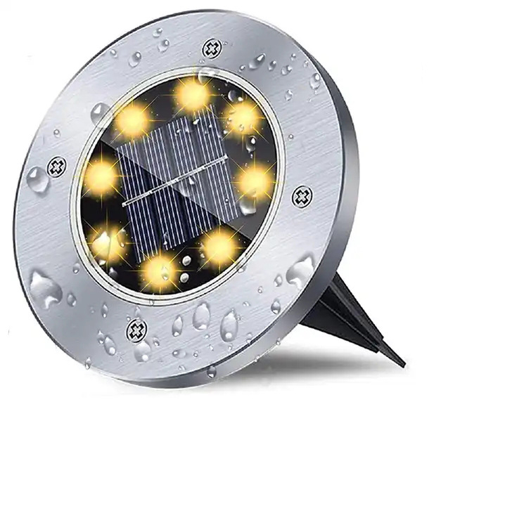 Kalėdinis lauko sodo vandeniui atsparus LED saulės šviestuvas, šaligatvio veja, kiemas, saulės energija varomas vejos palaidotas šviestuvas