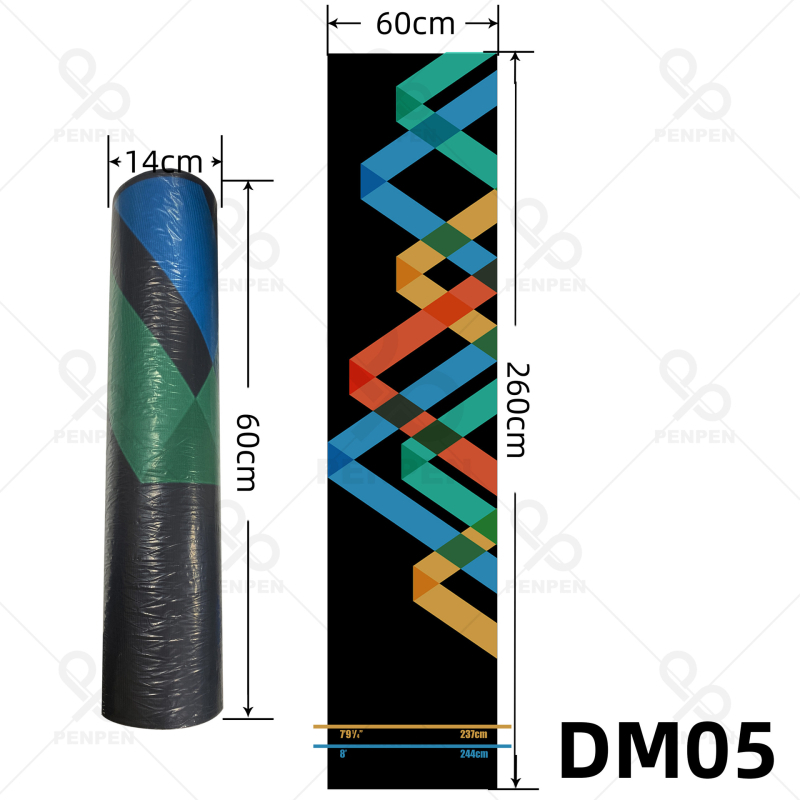 Мастиленоструйна писалка за дартс, килим, найлон, професионална състезателна пътна, неплъзгаща се дъска за дартс, трансгранична, преносима, за открито