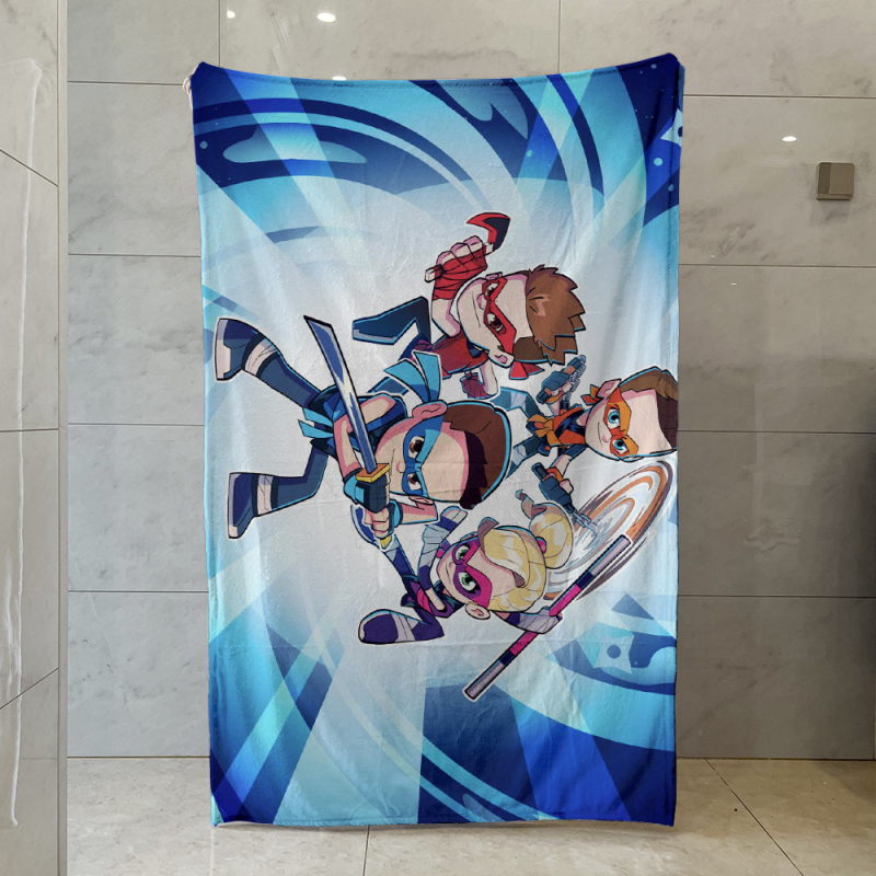 Ninja Kidz Kis Ninja Perifériás Egyoldalas Flanel Takaró, Meleg Kanapétakaró, Puha