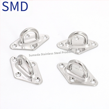 Saulės skėčio burės priedai, trikampis keturkampis saulės tinklas iš nerūdijančio plieno, rombo formos sagtis, spyruoklinis kablis, durų sagties vielinių lynų rinkinys