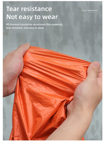 Αδιάβροχο εξωτερικού χώρου έκτακτης ανάγκης Pe Αλουμινένια μεμβράνη μόνωσης Αδιάβροχο Πεζοπορία Αναρρίχηση Ποδηλασία Κάμπινγκ Σκηνή Πόντσο Υπνόσακος