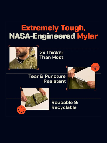 Αδιάβροχο εξωτερικού χώρου έκτακτης ανάγκης Pe Αλουμινένια μεμβράνη μόνωσης Αδιάβροχο Πεζοπορία Αναρρίχηση Ποδηλασία Κάμπινγκ Σκηνή Πόντσο Υπνόσακος