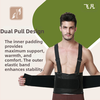 Levehető hevederes munkaöv Hordozó nehéz tárgyak mozgatásához Bordázott fix öv Lélegző nyomás alatti támasztóöv