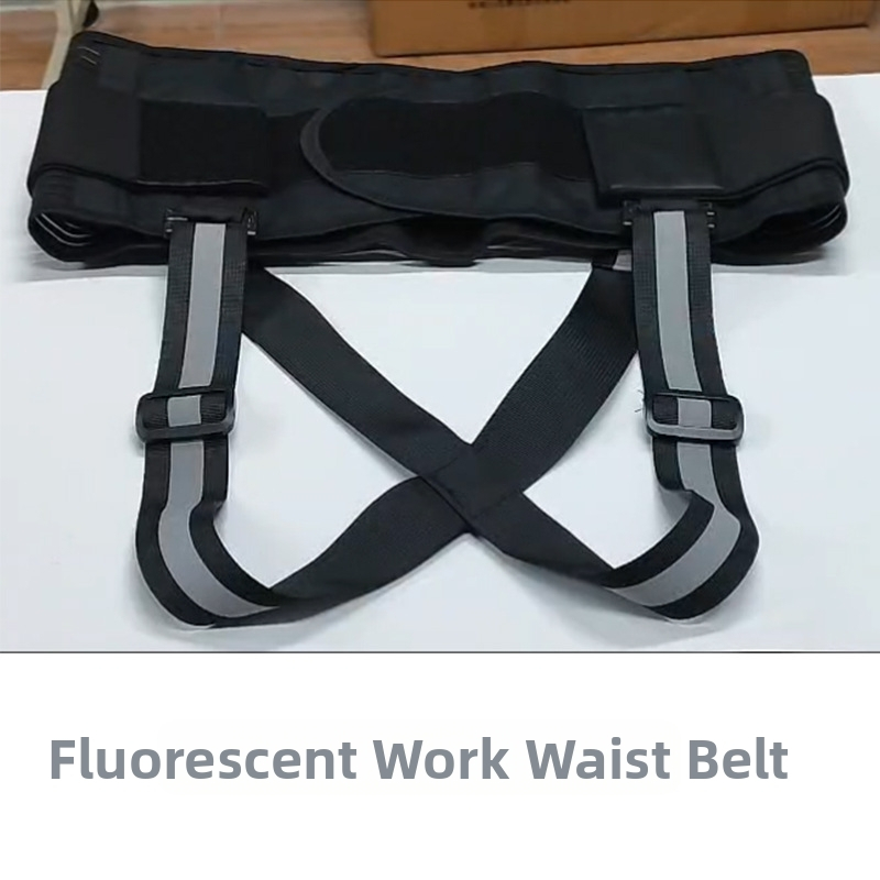 Levehető hevederes munkaöv Hordozó nehéz tárgyak mozgatásához Bordázott fix öv Lélegző nyomás alatti támasztóöv