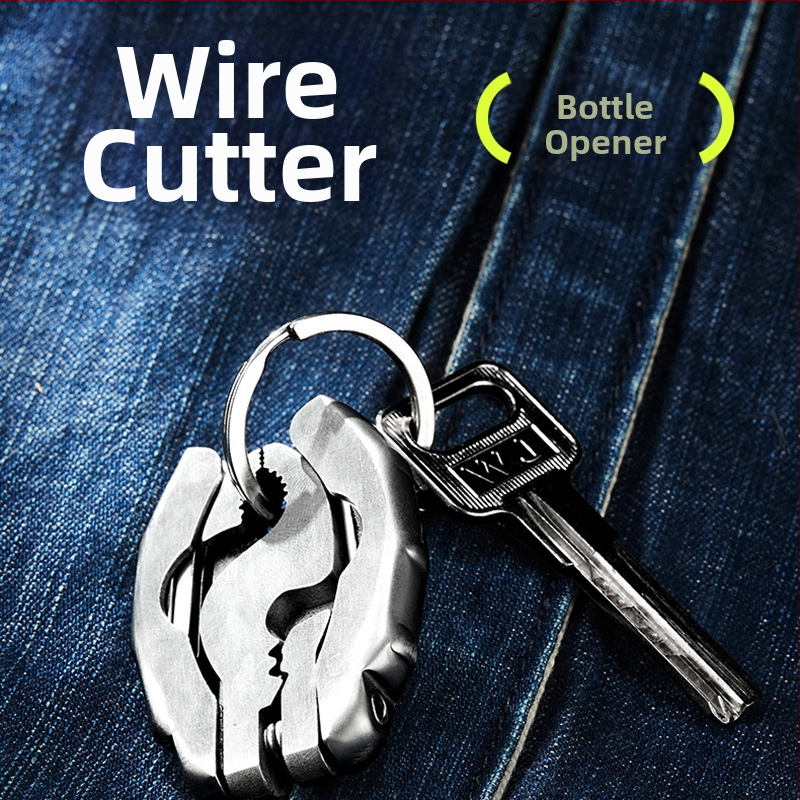 Интернет знаменитост мини многофункционални клещи с костенурка от неръждаема стомана 9 в 1 многофункционални клещи отвертка преносим EDC инструмент отварачка за бутилки