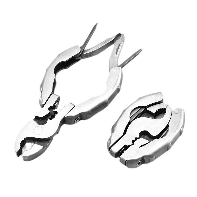 Internet celebrity mini multifunkcionalna kliješta s kornjačom od nehrđajućeg čelika 9 u 1 višenamjenska kliješta odvijač prijenosni EDC alat otvarač za boce