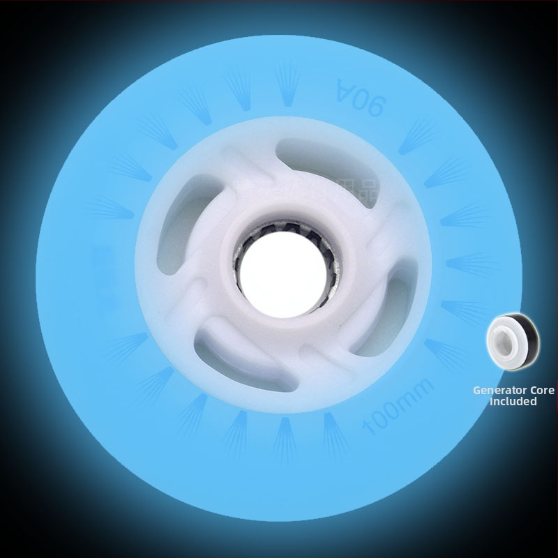 Riedučiai vaikams, šviečiantys ratukai, tiesios eilės, suaugusiųjų riedučiai, PU90, greitasis čiuožimas, 100 mm, 110 mm