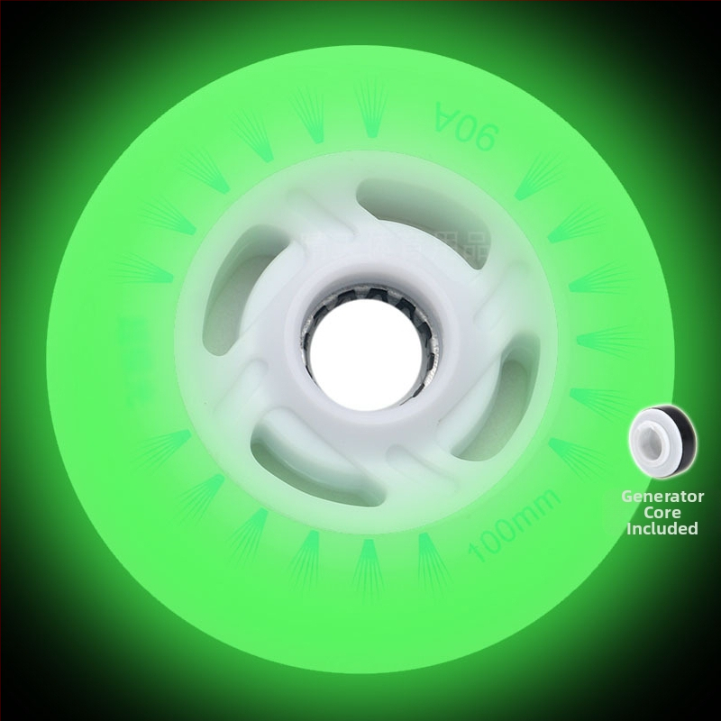 Riedučiai vaikams, šviečiantys ratukai, tiesios eilės, suaugusiųjų riedučiai, PU90, greitasis čiuožimas, 100 mm, 110 mm