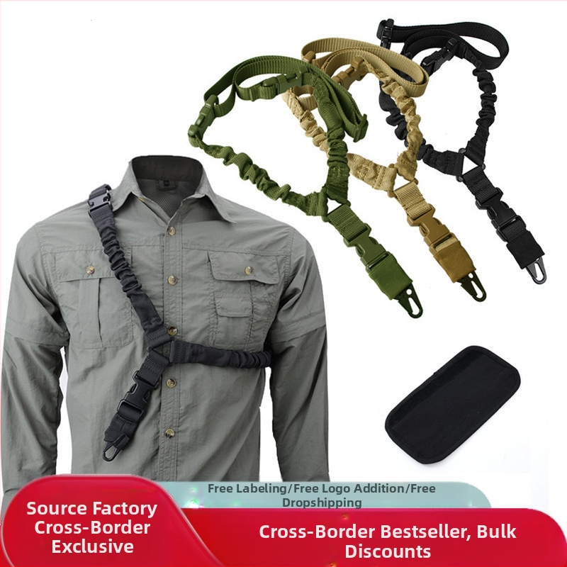 Határokon átnyúló kültéri amerikai egypontos taktikai fegyverkötél nejlon átlós taktikai szíj vízipisztoly taktikai övkötél raktáron