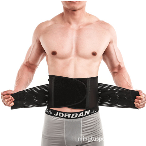 Határokon átnyúló Amazon új, lélegző derékvédő hasi öv sport fix támasztó rugós derékvédő kompressziós öv