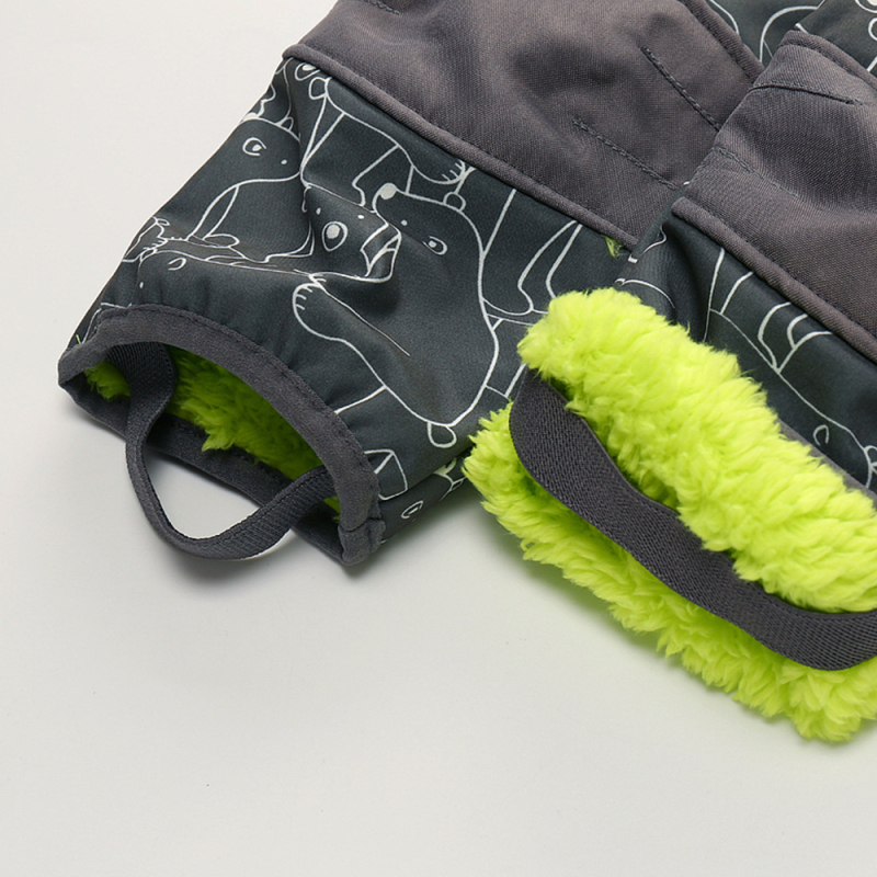 Gyári közvetlen nagykereskedelem, gyermek baba kültéri puhahéjú overál, gyapjúbéléssel, vastag, meleg overál