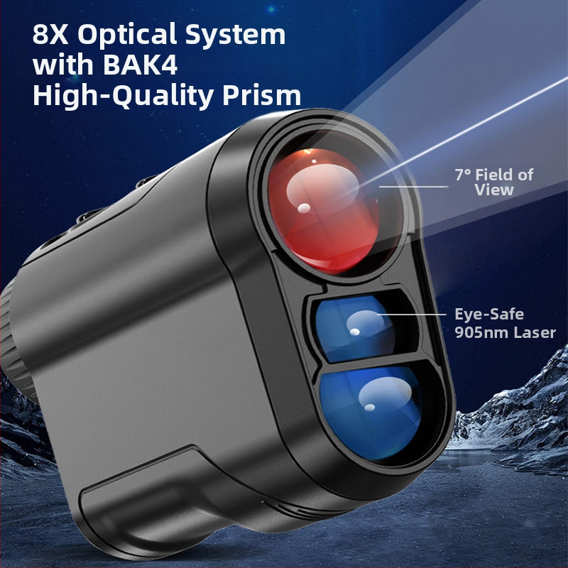 Ručni vanjski elektronički ravnalo za golf s laserskim daljinomjerom visoke preciznosti i infracrvenim daljinomjerom za golf