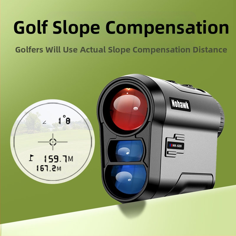 Ръчен електронен линийка за голф с високопрецизен измервателен инструмент, инфрачервен далекомер за голф