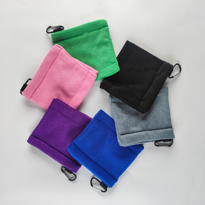 Novi ručnik za čišćenje golfa, krpa za čišćenje ručnika, krpa za brisanje palice, vanjska kuka, sportski ručnik, pribor za golf