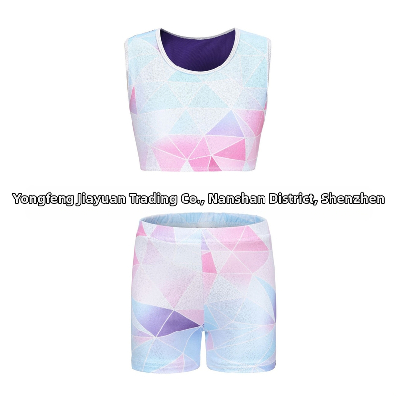 Tarpvalstybinė užsienio prekyba Padalinta Mergaičių kostiumas Gimnastikos drabužiai Šokių drabužiai Šokių drabužiai Šokių drabužiai