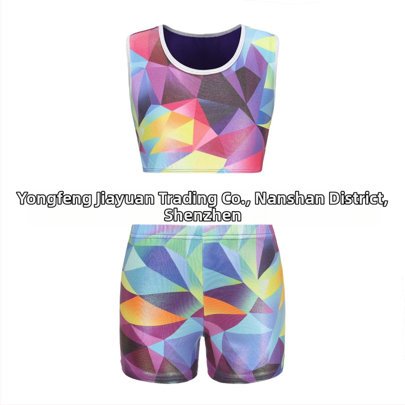 Tarpvalstybinė užsienio prekyba Padalinta Mergaičių kostiumas Gimnastikos drabužiai Šokių drabužiai Šokių drabužiai Šokių drabužiai