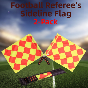 Χονδρική προμήθεια σημαίας περιπολίας ποδοσφαίρου, σημαία κόρνερ, σημαία σήματος, σημαία έναρξης, σημαία διαιτητή, χέρι, ποικιλία σημαιών