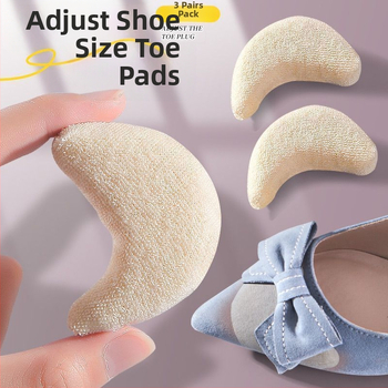 Nauji minkšto pado batų pirštų įdėklai, pusės dydžio pagalvėlės aukštakulniams, batų dydžio mažinimas, malšinimas, neslydimas, priekinių pėdos pirštų pakeitimas