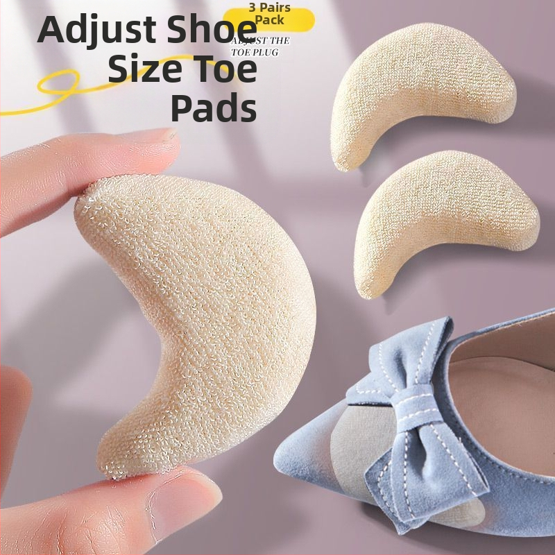 Nauji minkšto pado batų pirštų įdėklai, pusės dydžio pagalvėlės aukštakulniams, batų dydžio mažinimas, malšinimas, neslydimas, priekinių pėdos pirštų pakeitimas