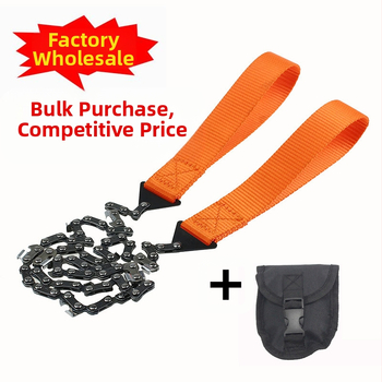 Hordozható kézi láncfűrész Kültéri kempingeszközök Fűrész túlélőeszközök Kézi cipzárfűrész Láncfűrész Drótkötélfűrész