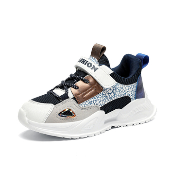 Rudens bērnu apavi 2022. gada jaunā stila vidēja un liela izmēra 40. izmēra studentu sieta elpojoši skriešanas apavi bērniem, zēniem, sporta moderni apavi