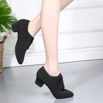 Latin tánccipők nőknek, Társastánc cipők, Puha talpú cipők, Közepesen magas sarkú cipők, Négyzet alakú tánccipők, Tanári tengerész tánccipők felnőtteknek