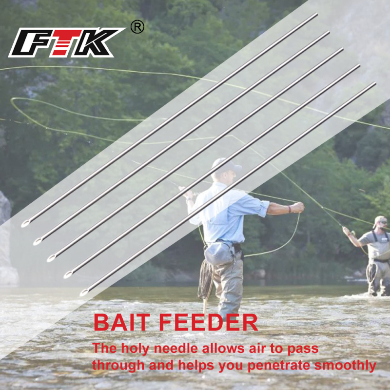 FTK földigiliszta gáztű szúrás üreges acél tű 5 piros giliszta csali felfújható rozsdamentes acél csali határokon átnyúló nagykereskedelemhez