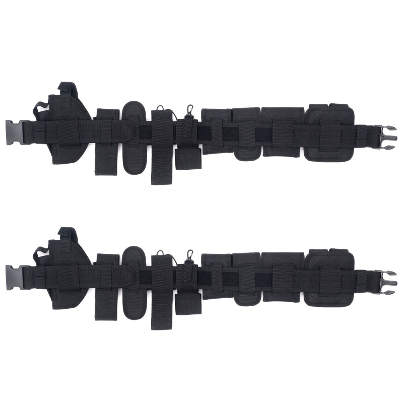 Lauko sporto reikmenys Taktinis diržas Dešimties dalių komplektas Nuimamas priedų krepšys Juosmens sandarinimo apsaugos įrankis Greito užtraukimo rankovė