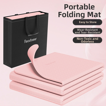 TPE sklopiva prostirka za fitness jogu, tiha, apsorpcija udaraca, neklizajuća dječja prostirka za trening, prijenosna prostirka za ples, za dom