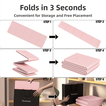 TPE Πτυσσόμενο χαλάκι γιόγκα γυμναστικής Αθόρυβο απορροφητικό κραδασμών Αντιολισθητικό παιδικό χαλάκι προπόνησης Φορητό χαλάκι χορού για το σπίτι