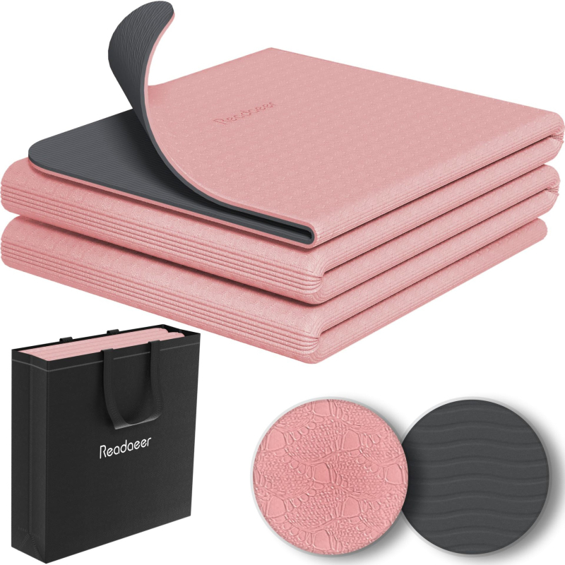 TPE sklopiva prostirka za fitness jogu, tiha, apsorpcija udaraca, neklizajuća dječja prostirka za trening, prijenosna prostirka za ples, za dom