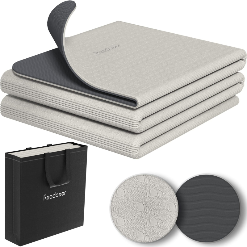 TPE sklopiva prostirka za fitness jogu, tiha, apsorpcija udaraca, neklizajuća dječja prostirka za trening, prijenosna prostirka za ples, za dom