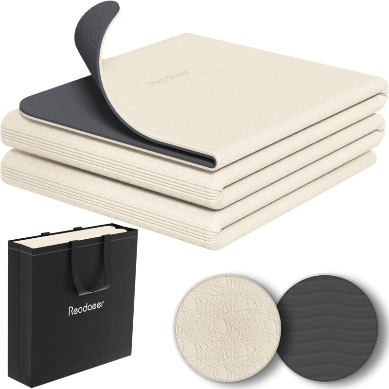 TPE sklopiva prostirka za fitness jogu, tiha, apsorpcija udaraca, neklizajuća dječja prostirka za trening, prijenosna prostirka za ples, za dom